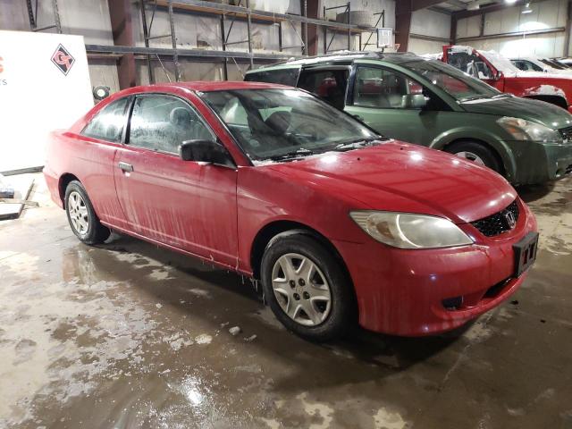 1HGEM21185L060631 - 2005 HONDA CIVIC DX VP Qırmızı foto 4