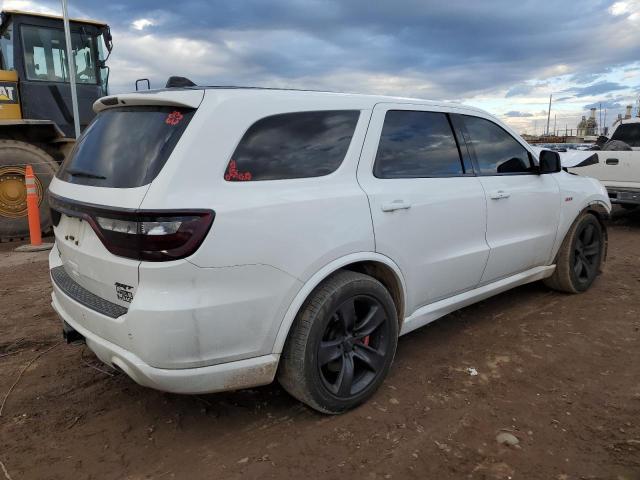 1C4SDJGJ7JC317386 - 2018 DODGE DURANGO SRT WHITE photo 3