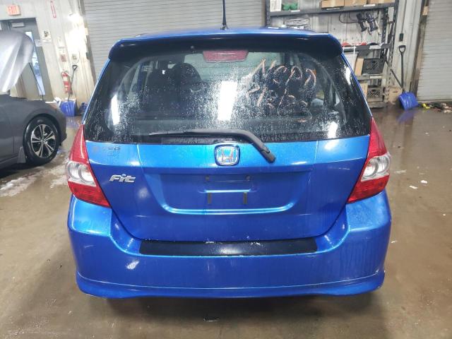 JHMGD38687S029532 - 2007 HONDA FIT S BLUE photo 6