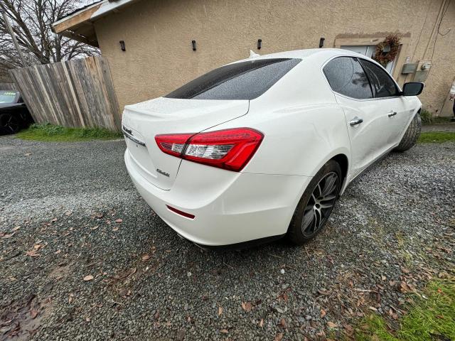 ZAM57RTA9E1097710 - 2014 MASERATI GHIBLI S WHITE photo 4