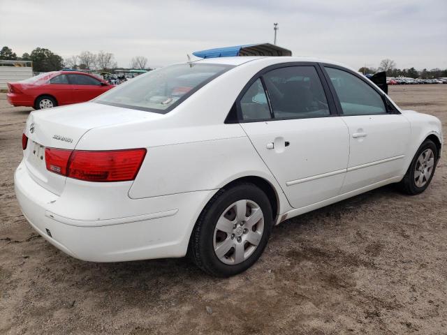 5NPET4AC8AH596086 - 2010 HYUNDAI SONATA GLS WHITE photo 3