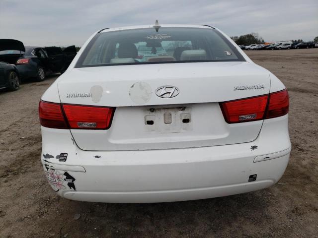 5NPET4AC8AH596086 - 2010 HYUNDAI SONATA GLS WHITE photo 6