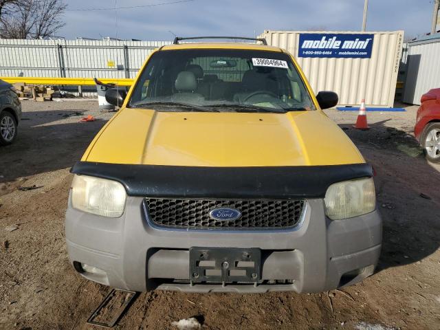 1FMCU04142KB22108 - 2002 FORD ESCAPE XLT YELLOW photo 5