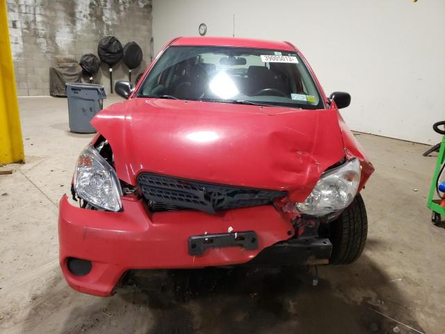 2T1KR32E17C681696 - 2007 TOYOTA COROLLA MA XR RED photo 5