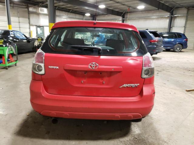 2T1KR32E17C681696 - 2007 TOYOTA COROLLA MA XR RED photo 6