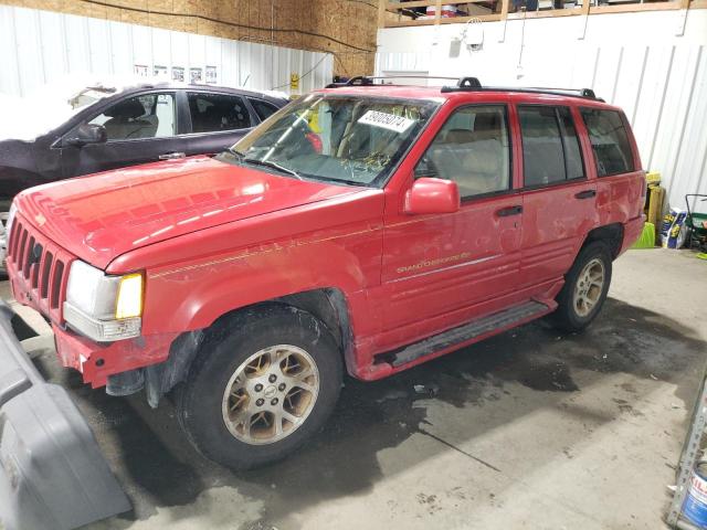 1J4GZ78Y3TC186413 - 1996 JEEP GRAND CHER LIMITED RED photo 1