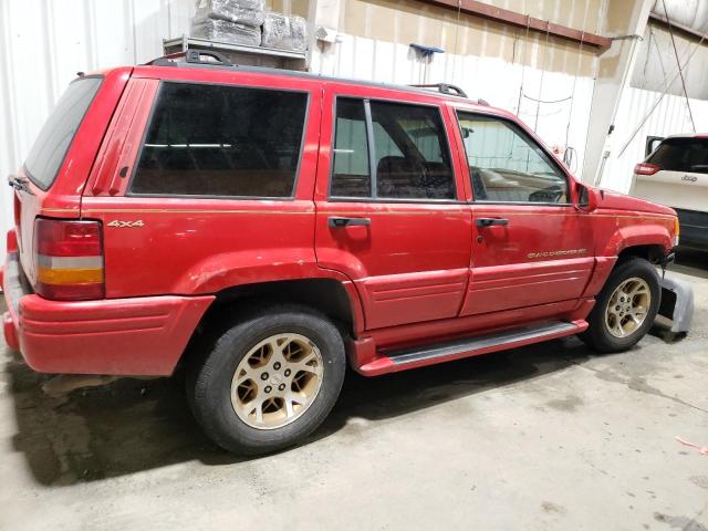 1J4GZ78Y3TC186413 - 1996 JEEP GRAND CHER LIMITED RED photo 3