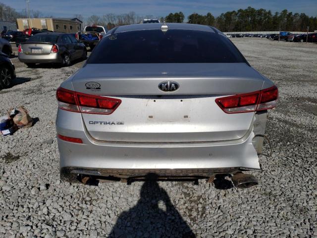 5XXGT4L39LG387430 - 2020 KIA OPTIMA LX SILVER photo 6