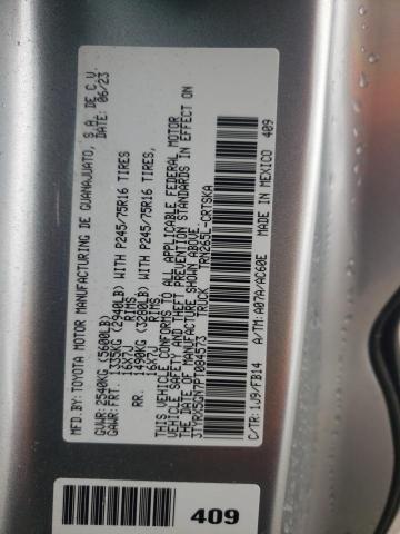 3TYRX5GN7PT084573 - 2023 TOYOTA TACOMA ACCESS CAB ვერცხლისფერი ფოტო 12