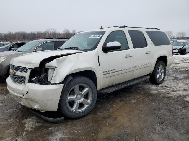 1GNSKKE35BR230253 - 2011 CHEVROLET SUBURBAN K1500 LTZ WHITE photo 1