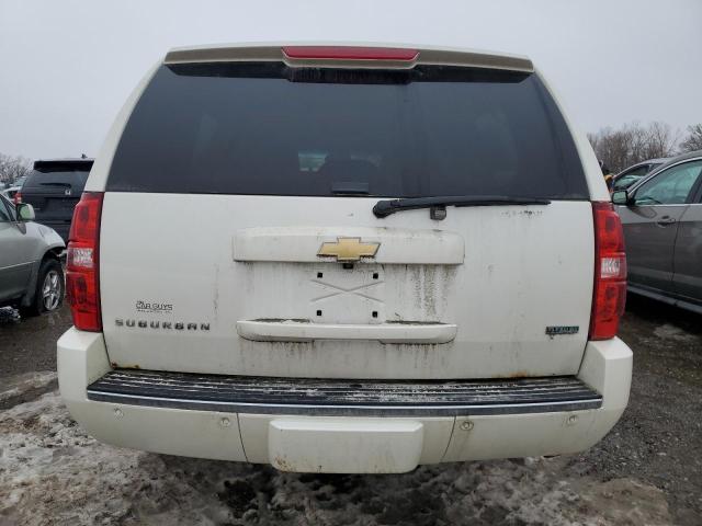 1GNSKKE35BR230253 - 2011 CHEVROLET SUBURBAN K1500 LTZ WHITE photo 6