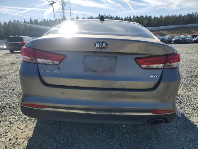 5XXGU4L30GG014344 - 2016 KIA OPTIMA EX SILVER photo 6