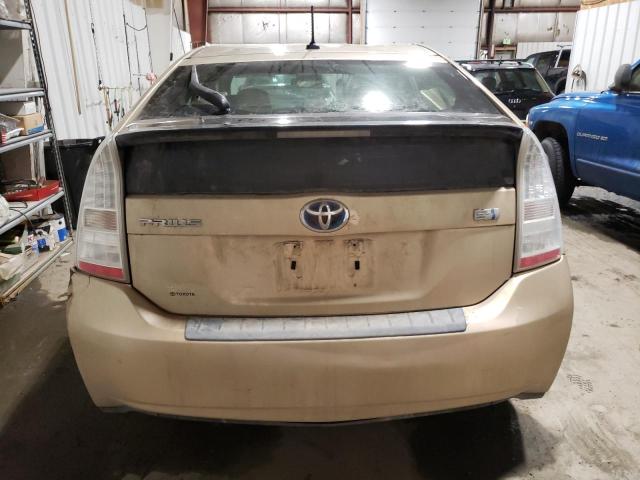 JTDKN3DUXA1082713 - 2010 TOYOTA PRIUS GOLD photo 6