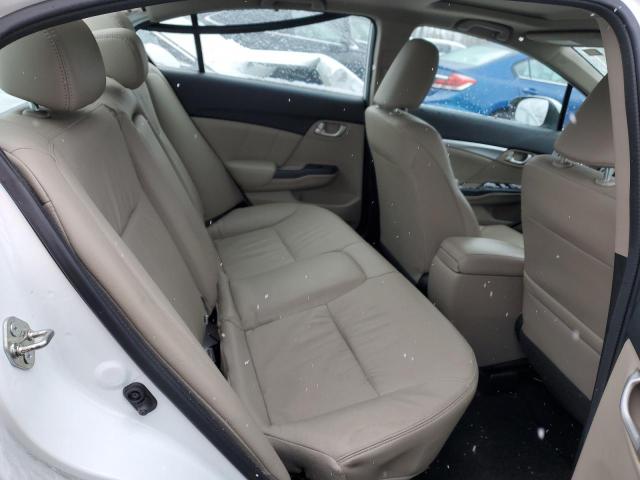 19XFB2F94EE242536 - 2014 HONDA CIVIC EXL Սպիտակ լուսանկար 10