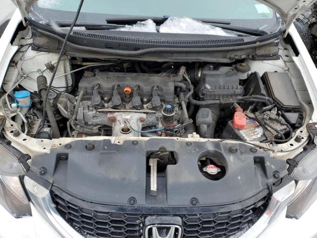 19XFB2F94EE242536 - 2014 HONDA CIVIC EXL Սպիտակ լուսանկար 11
