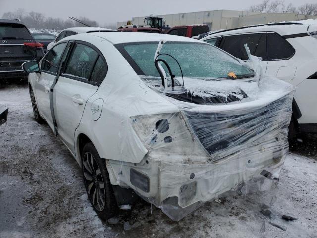 19XFB2F94EE242536 - 2014 HONDA CIVIC EXL Սպիտակ լուսանկար 2