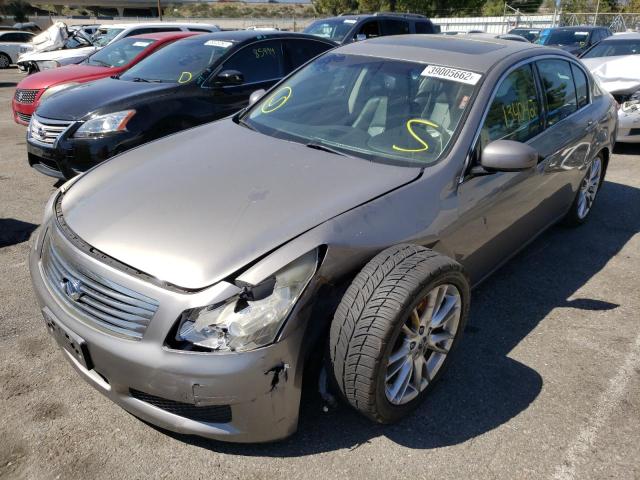 JNKBV61E57M712349 - 2007 INFINITI G35 GRAY photo 2