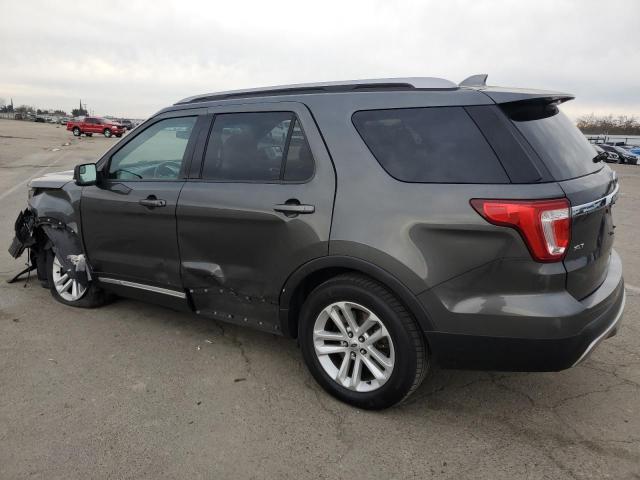 1FM5K7D83GGC01655 - 2016 FORD EXPLORER XLT GRAY photo 2