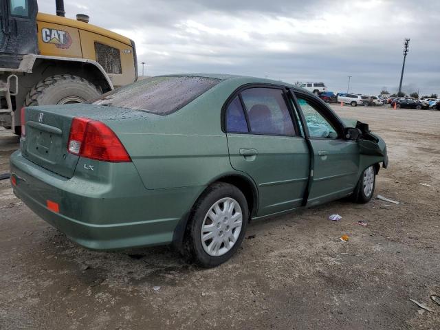 2HGES16534H577018 - 2004 HONDA CIVIC LX GREEN photo 3