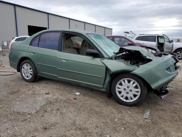 2HGES16534H577018 - 2004 HONDA CIVIC LX GREEN photo 4