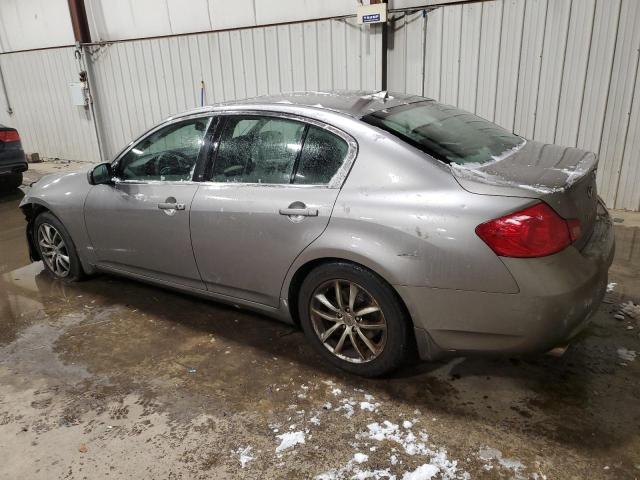 JNKBV61F48M270190 - 2008 INFINITI G35 SILVER photo 2