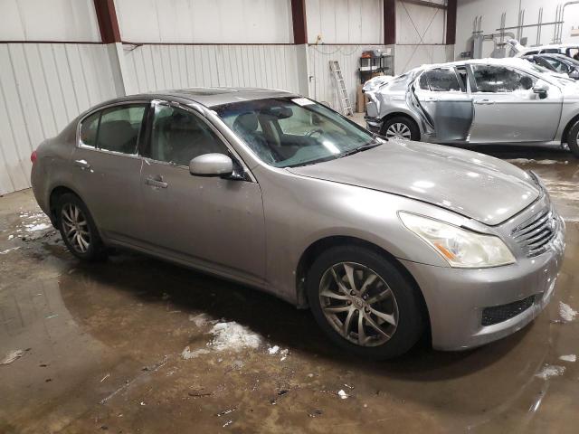 JNKBV61F48M270190 - 2008 INFINITI G35 SILVER photo 4