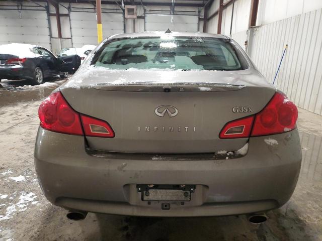 JNKBV61F48M270190 - 2008 INFINITI G35 SILVER photo 6