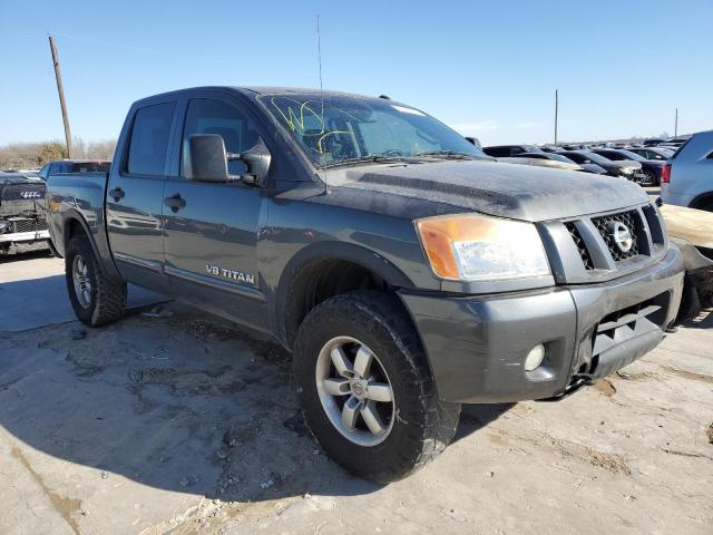 1N6AA0ECXCN316210 - 2012 NISSAN TITAN S CHARCOAL photo 4