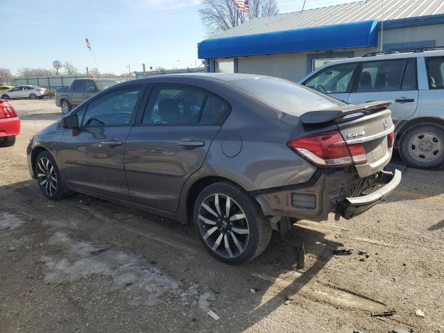 2HGFB2F90FH535745 - 2015 HONDA CIVIC EXL BROWN photo 2