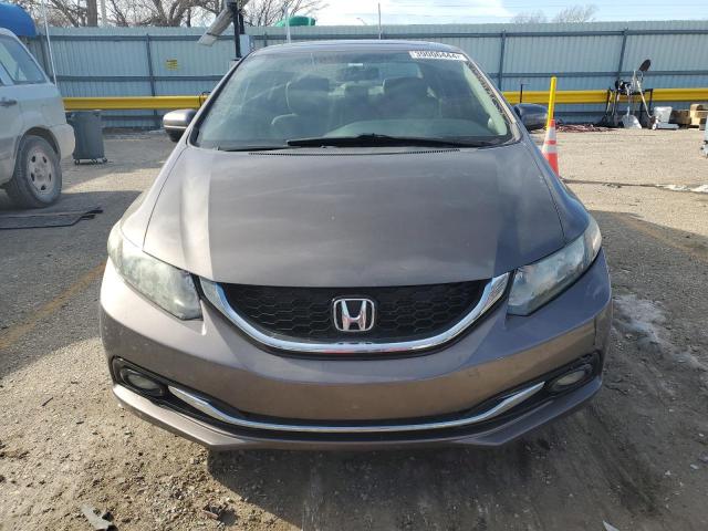 2HGFB2F90FH535745 - 2015 HONDA CIVIC EXL BROWN photo 5