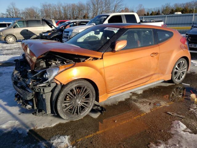 KMHTC6AE0GU302078 - 2016 HYUNDAI VELOSTER TURBO ORANGE photo 1