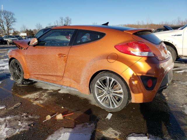 KMHTC6AE0GU302078 - 2016 HYUNDAI VELOSTER TURBO ORANGE photo 2