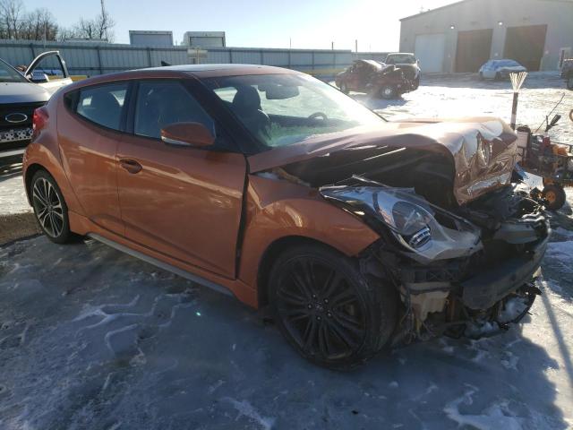 KMHTC6AE0GU302078 - 2016 HYUNDAI VELOSTER TURBO ORANGE photo 4