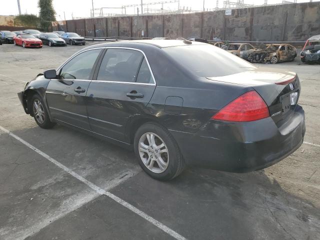 1HGCM56857A104078 - 2007 HONDA ACCORD EX BLACK photo 2