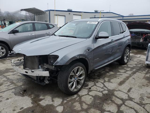 5UXWX7C52H0U40074 - 2017 BMW X3 XDRIVE35I SILVER photo 1