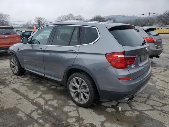 5UXWX7C52H0U40074 - 2017 BMW X3 XDRIVE35I SILVER photo 2