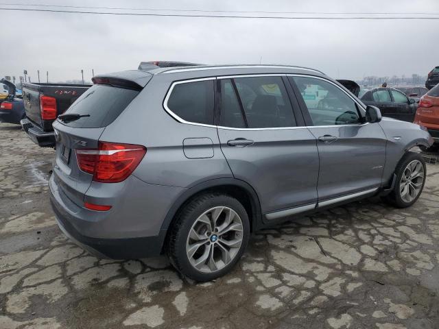 5UXWX7C52H0U40074 - 2017 BMW X3 XDRIVE35I SILVER photo 3