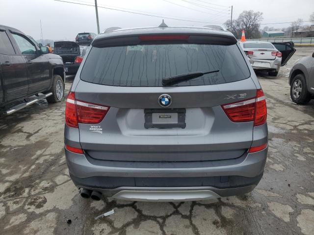 5UXWX7C52H0U40074 - 2017 BMW X3 XDRIVE35I SILVER photo 6