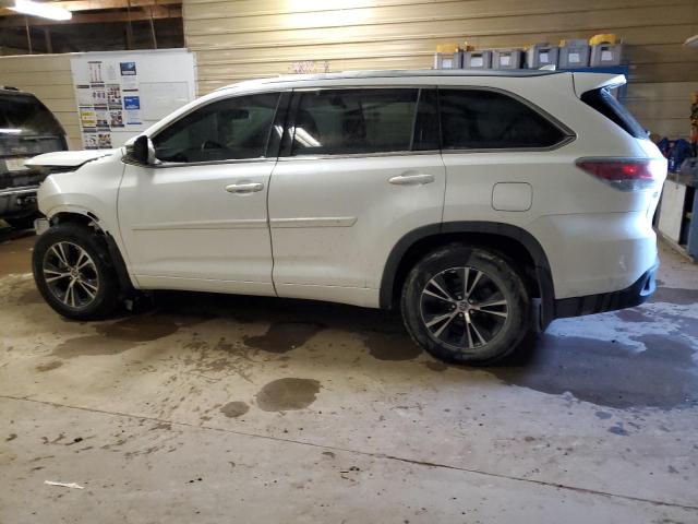 5TDJKRFH4GS260103 - 2016 TOYOTA HIGHLANDER XLE 白色 照片 2