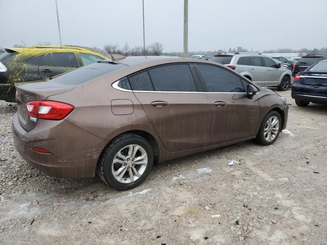 1G1BE5SM3K7134656 - 2019 CHEVROLET CRUZE LT BROWN photo 3