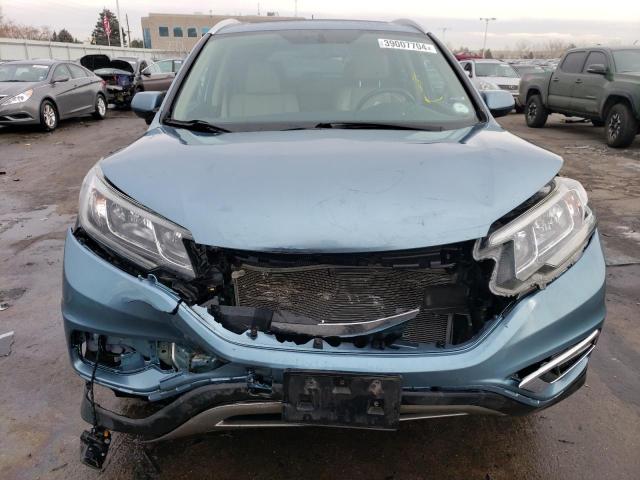 2HKRM4H77GH681775 - 2016 HONDA CR-V EXL TEAL photo 5