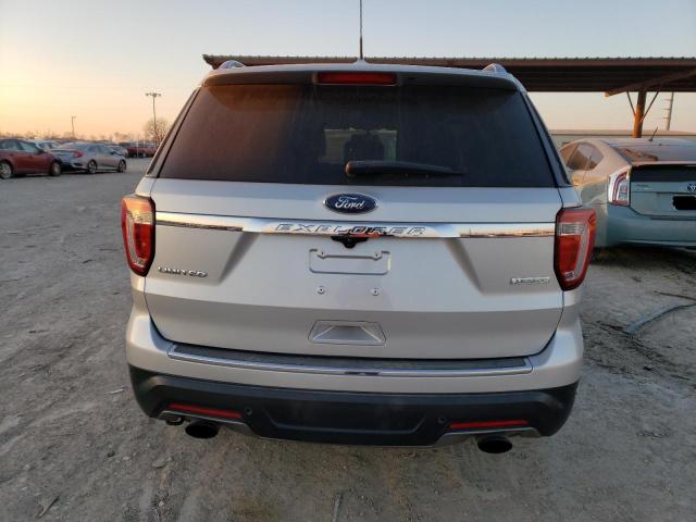 1FM5K7FH9JGC92970 - 2018 FORD EXPLORER LIMITED SILVER photo 6