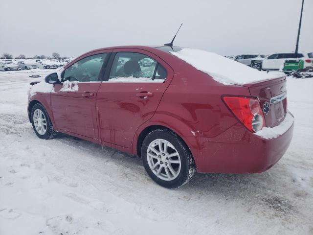 1G1JC5SH9D4176614 - 2013 CHEVROLET SONIC LT RED photo 2