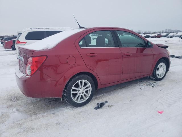 1G1JC5SH9D4176614 - 2013 CHEVROLET SONIC LT RED photo 3