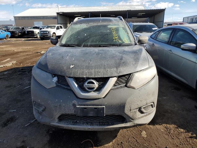 KNMAT2MV2GP716851 - 2016 NISSAN ROGUE S CHARCOAL photo 5