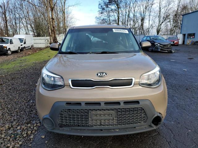 KNDJN2A22E7040175 - 2014 KIA SOUL BEIGE photo 5