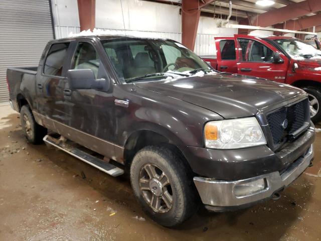 1FTPW14585FB02384 - 2005 FORD F150 SUPERCREW GRAY photo 4