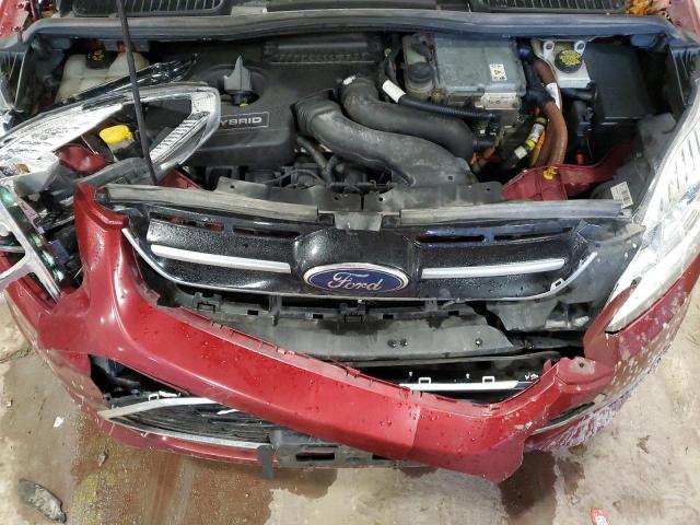 1FADP5AUXHL114468 - 2017 FORD C-MAX SE RED photo 11