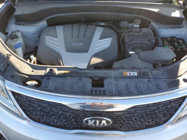 5XYKTDA75EG497759 - 2014 KIA SORENTO LX SILVER photo 11