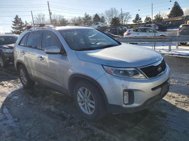 5XYKTDA75EG497759 - 2014 KIA SORENTO LX SILVER photo 4